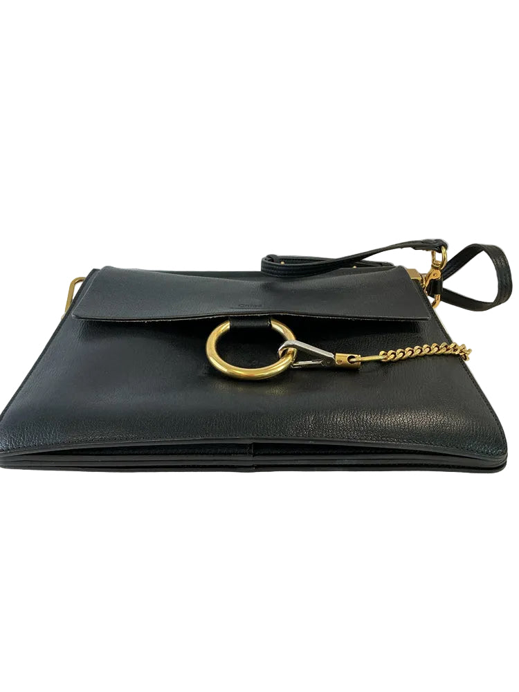 Chloe Black Faye Handbags