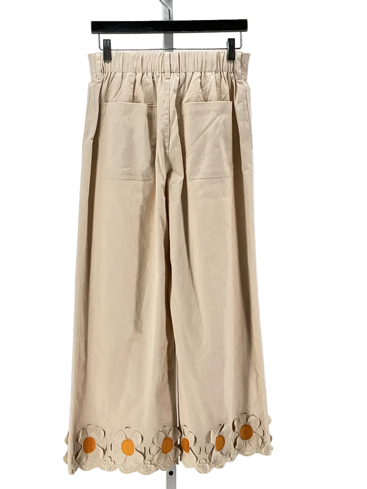 Blue Velvet Size M Cream Pants