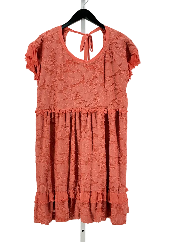by anthropologie Size M Orange Dress