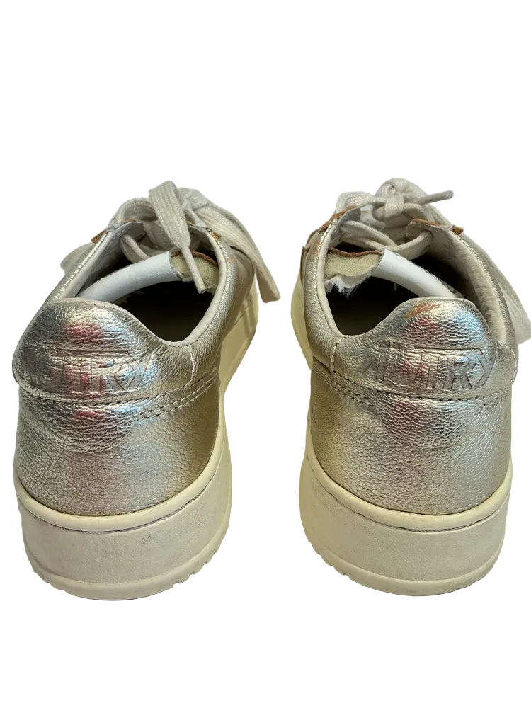 Autry Shoe Size 8 Gold Sneakers
