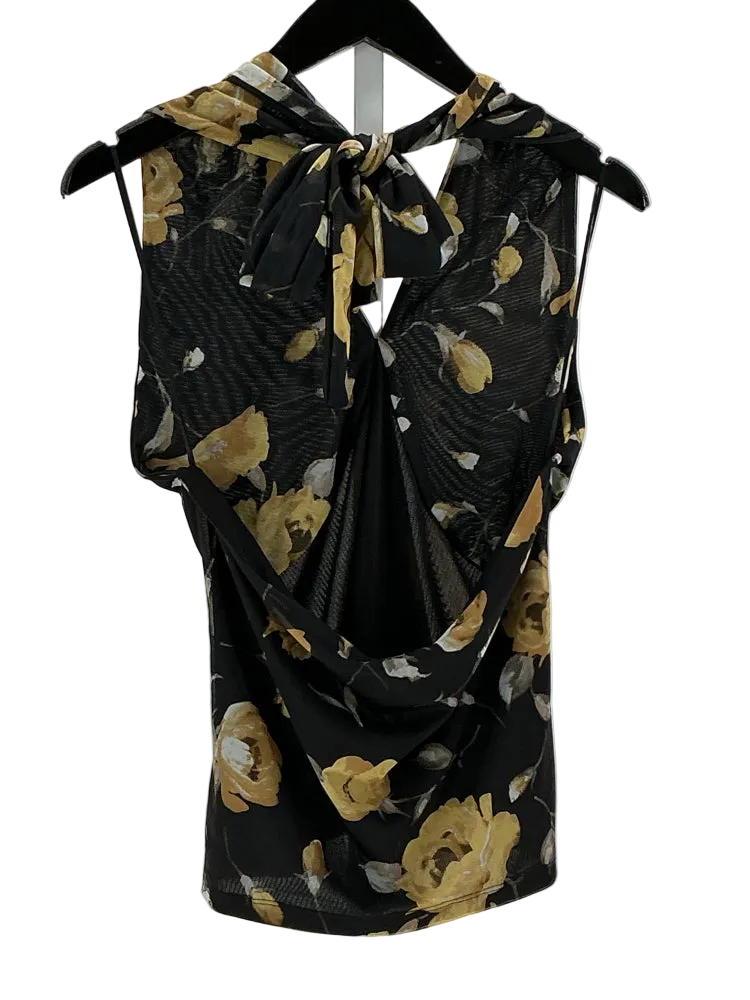 by anthropologie Size L Black multi Halter