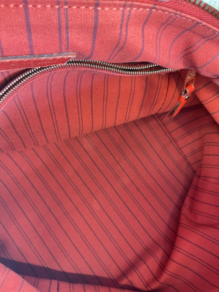 Louis Vuitton Orange LUMINEUSE GM Handbags