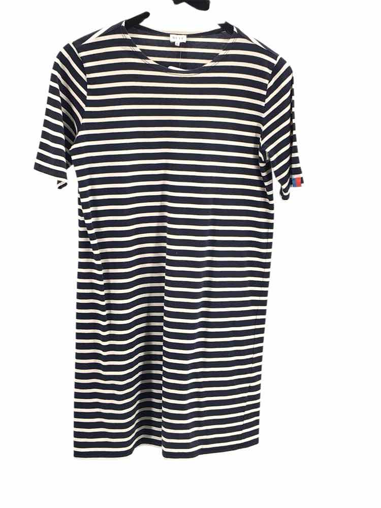 Kule Size S Navy & Tan The Tee Dress