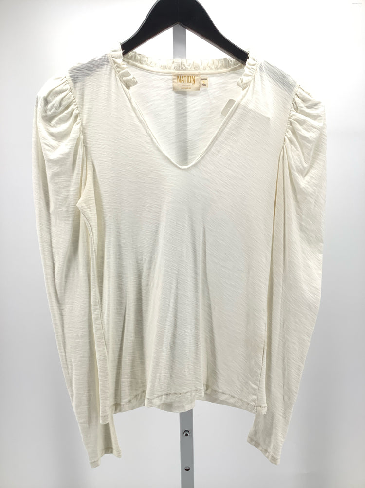 Nation Size S White Shirt