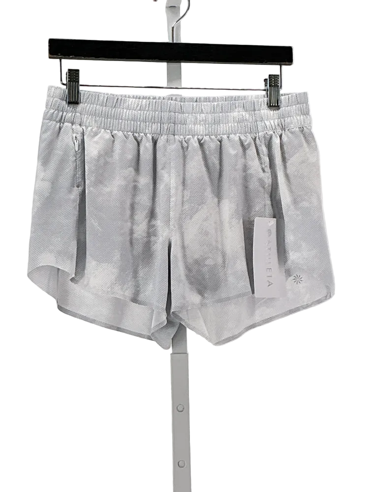 Athleta Size S White & Gray Shorts