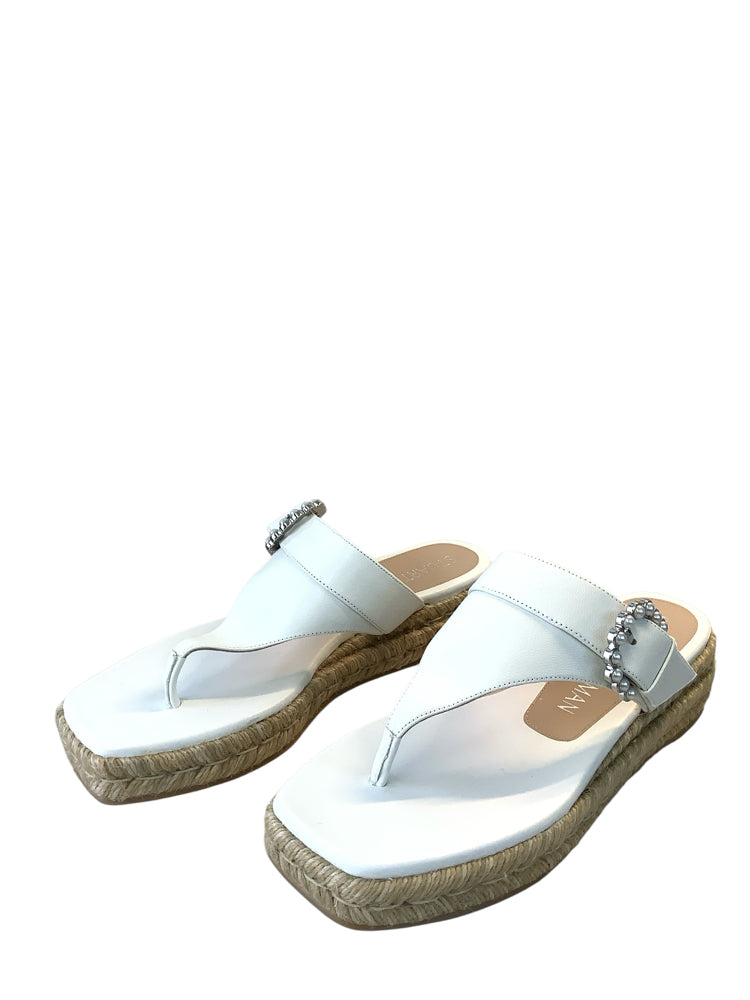 Stuart Weitzman Shoe Size 7.5 White Sandals