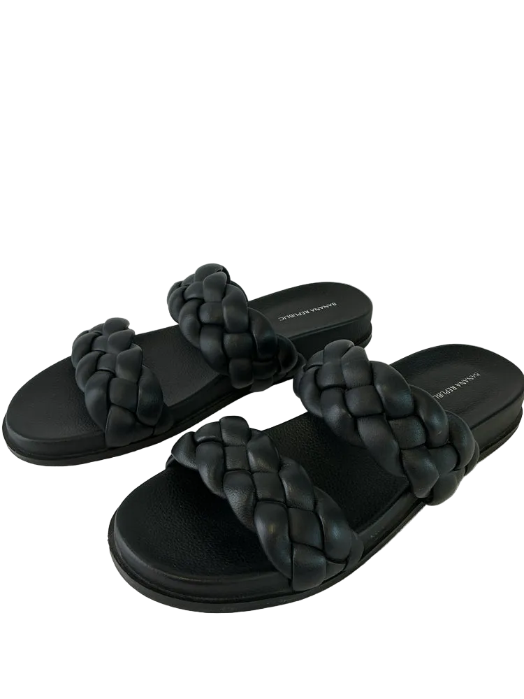Banana Republic Shoe Size 8.5 Black Sandals