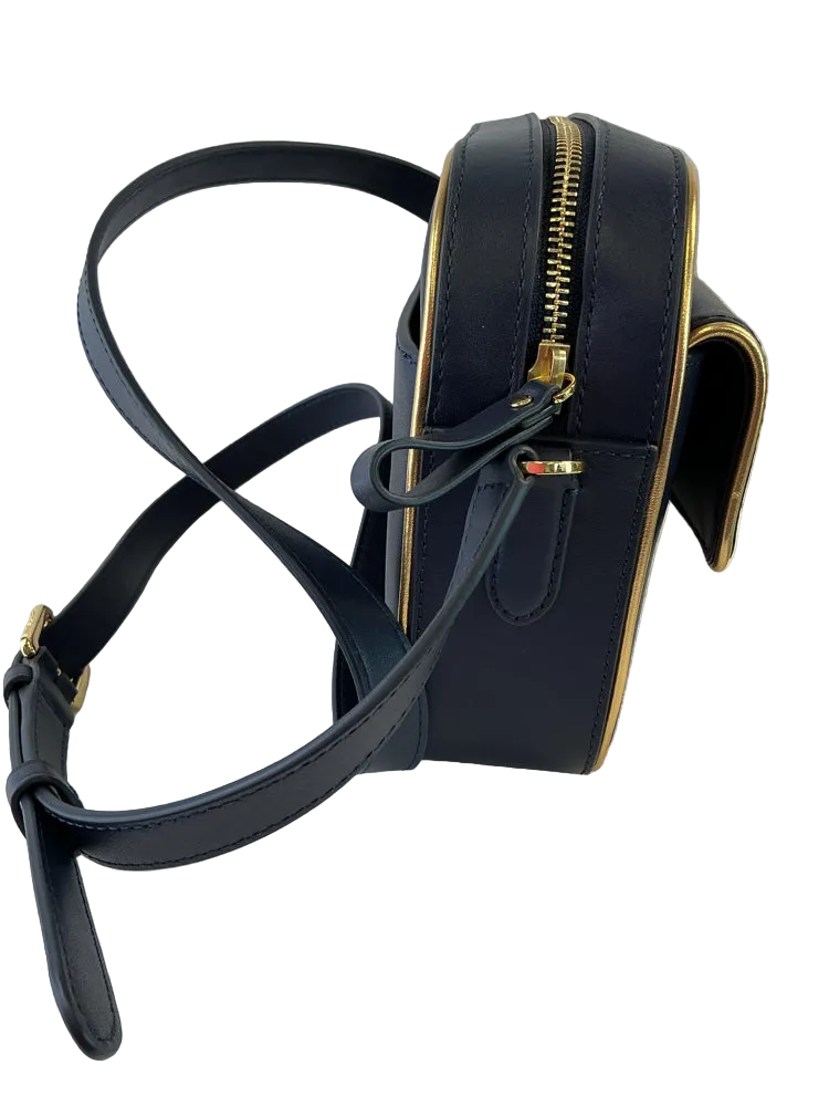Lauren Navy & Gold Marcy Handbags