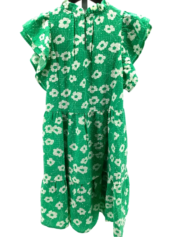 THML Size S Green & White Dress