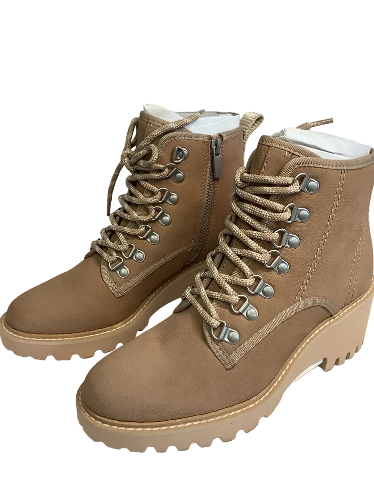 Dolce Vita Shoe Size 7 Tan Huey Hiker Booties