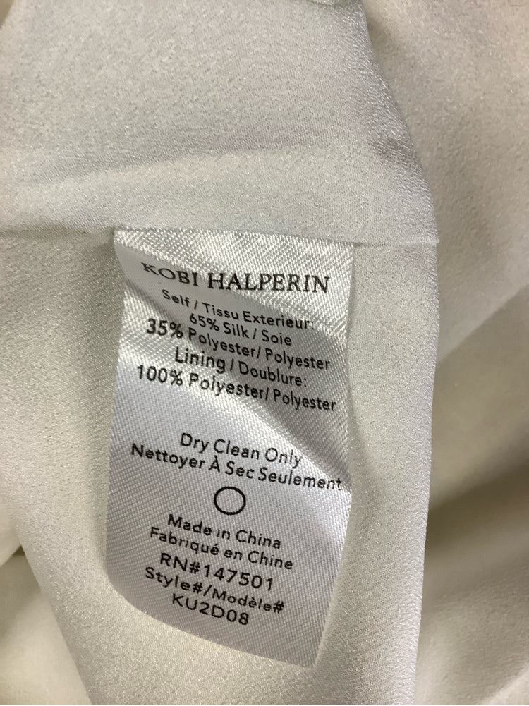 Kobi Halperin Size S White & Gold Leah Dress