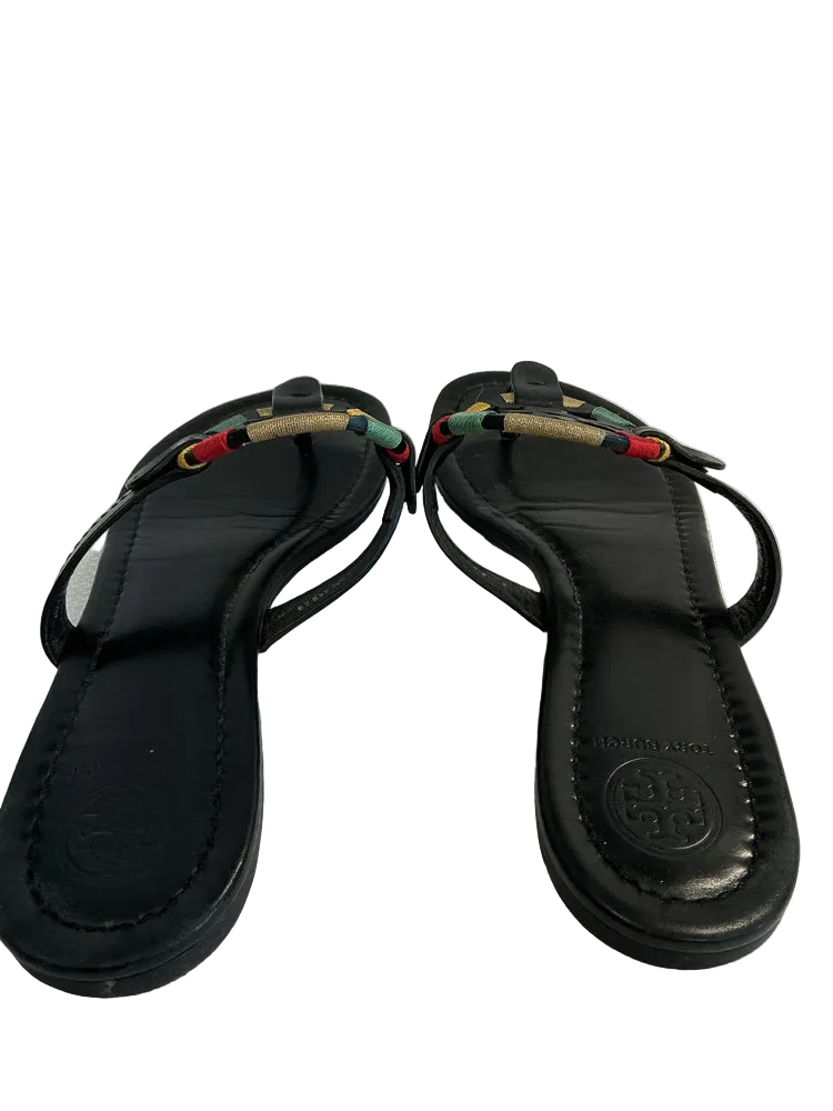 Tory Burch Shoe Size 8.5 Black multi Sandals