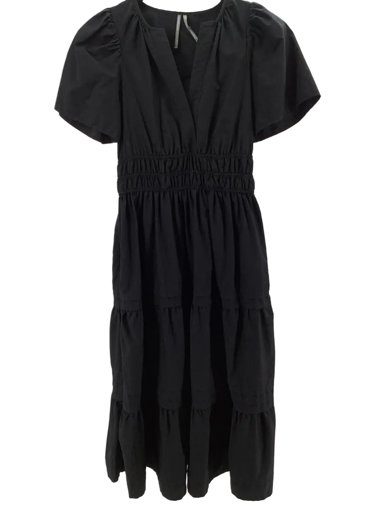 by anthropologie Size XSP Black Somerset Dress