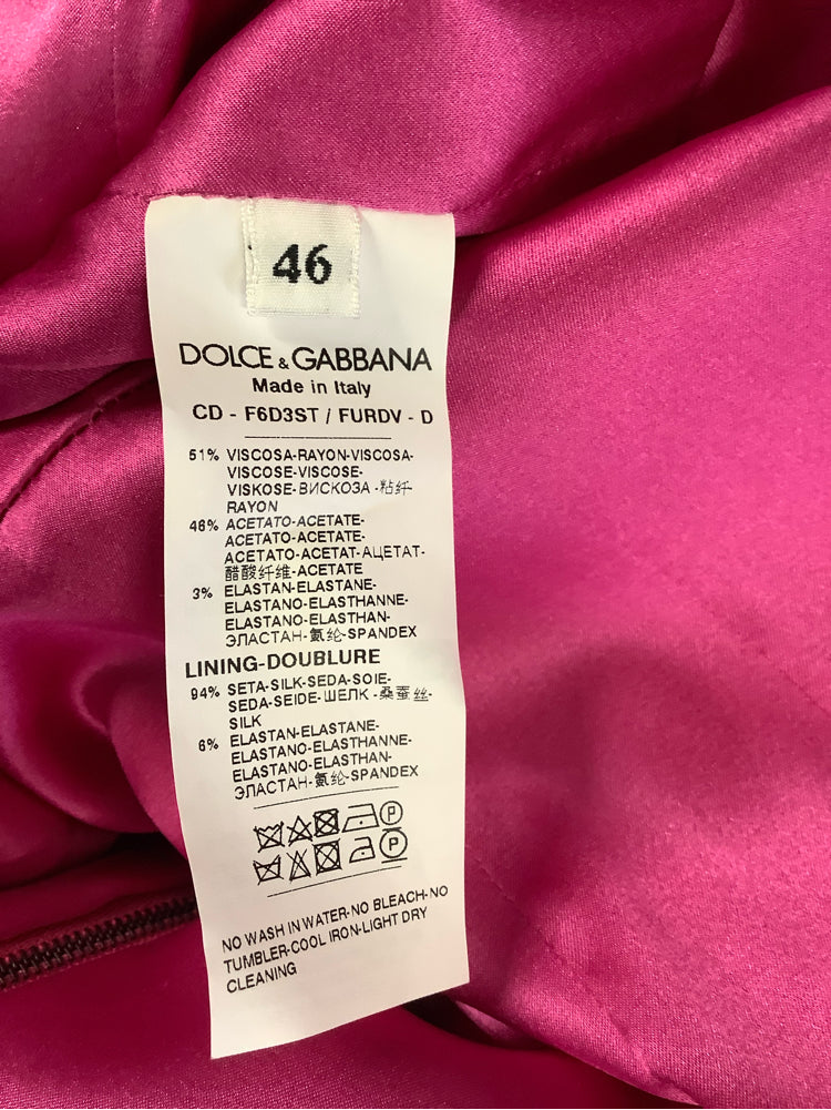 Dolce & Gabbana Size 10 Pink Dress