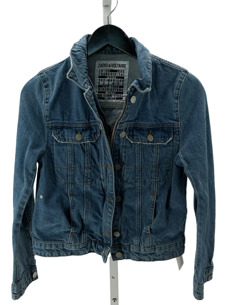 Zadig & Voltaire Size M Blue Jacket