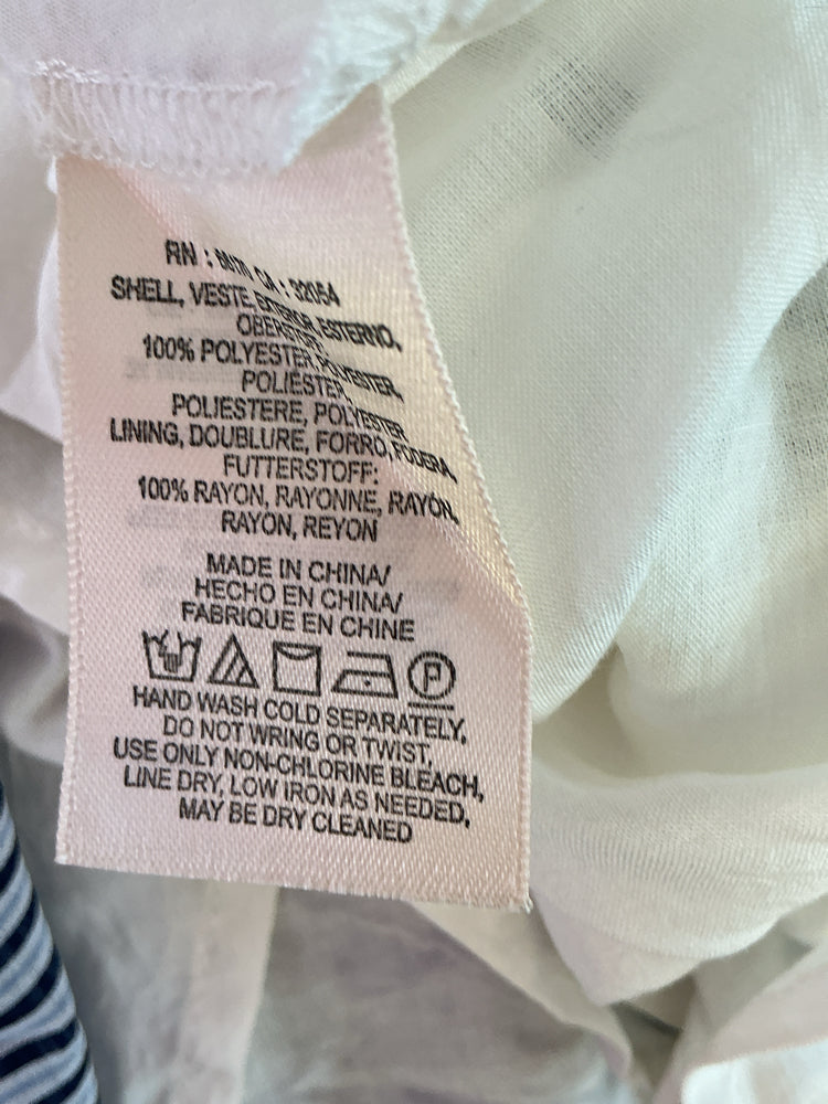Maeve Size 6 Navy & white Dress