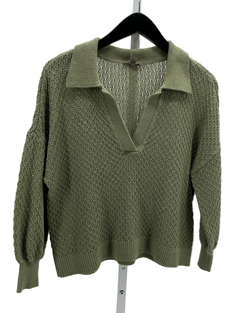 Lilla P Size S Green Sweater