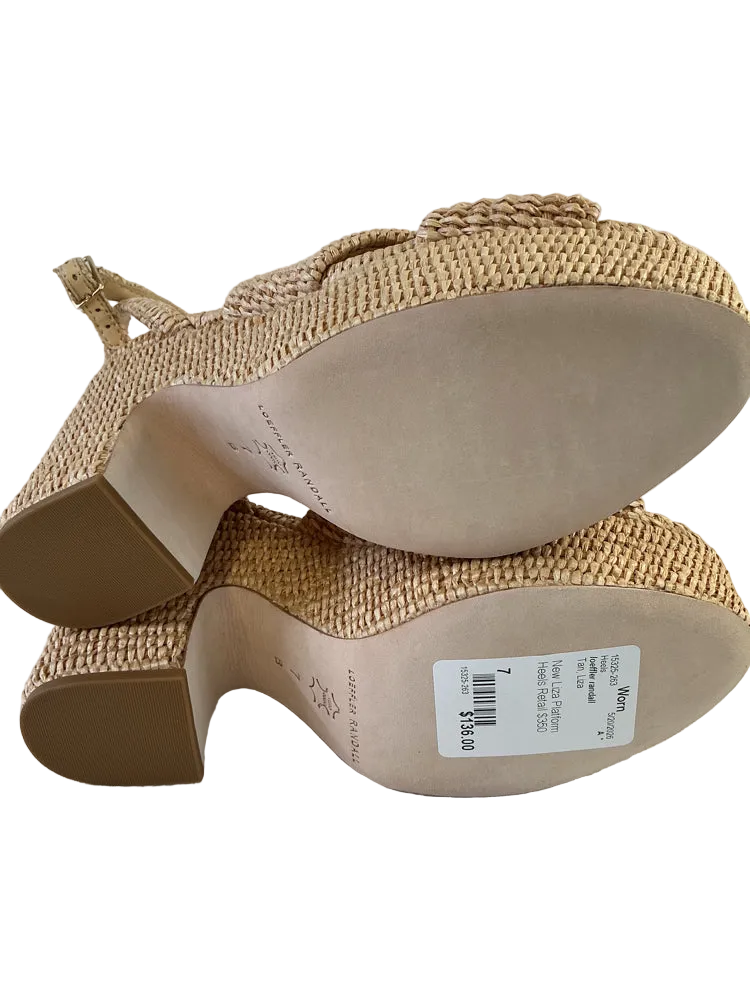 loeffler randall Shoe Size 7 Tan Liza Heels