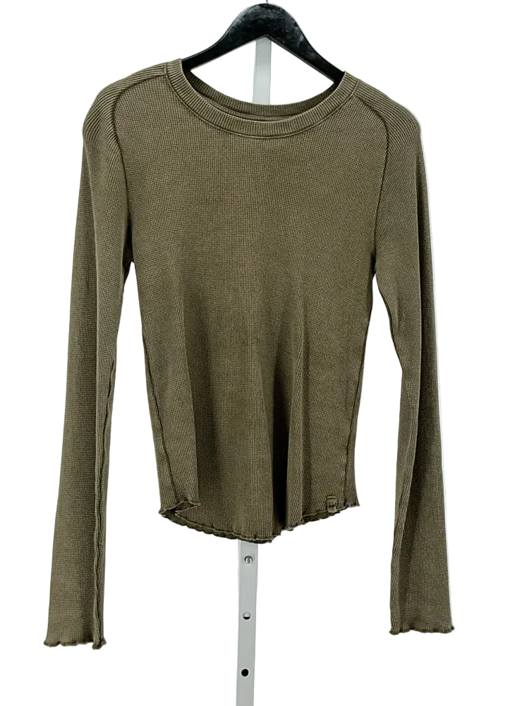 Free People Size L Green Shirt