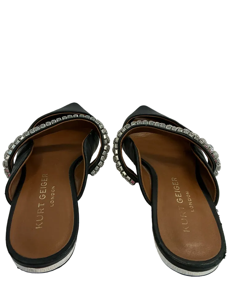 Kurt Geiger Shoe Size 6.5 Black Mules