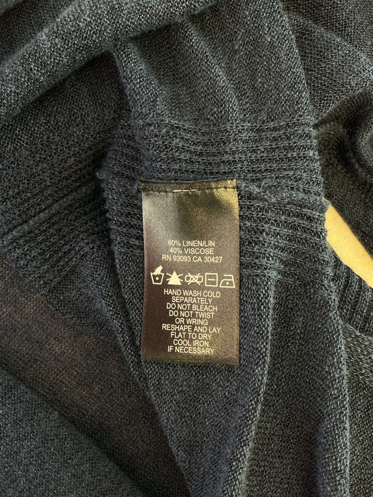 Nic & Zoe Size M Navy Cardigan