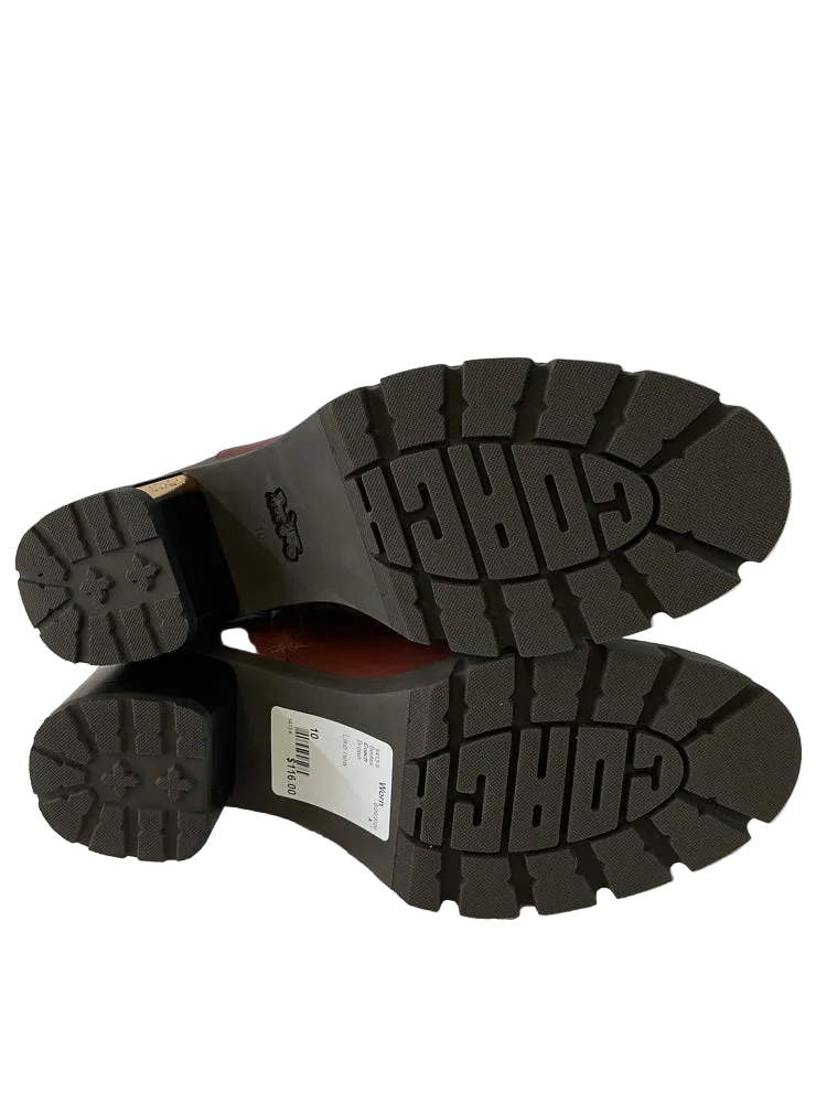 Coach Shoe Size 10 Brown Booties