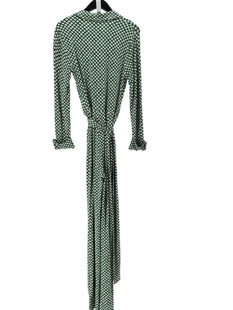 Diane VonFurstenberg Size M Green multi MICHELLE Jumpsuit