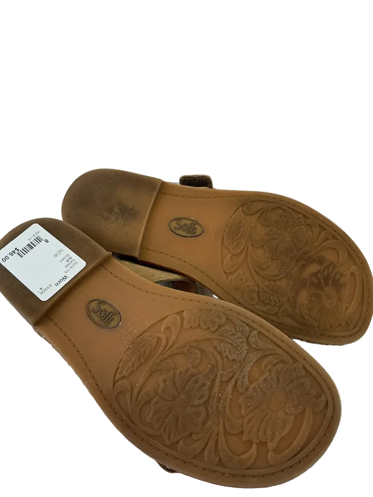 Soft Shoe Size 8 Brown Sandals