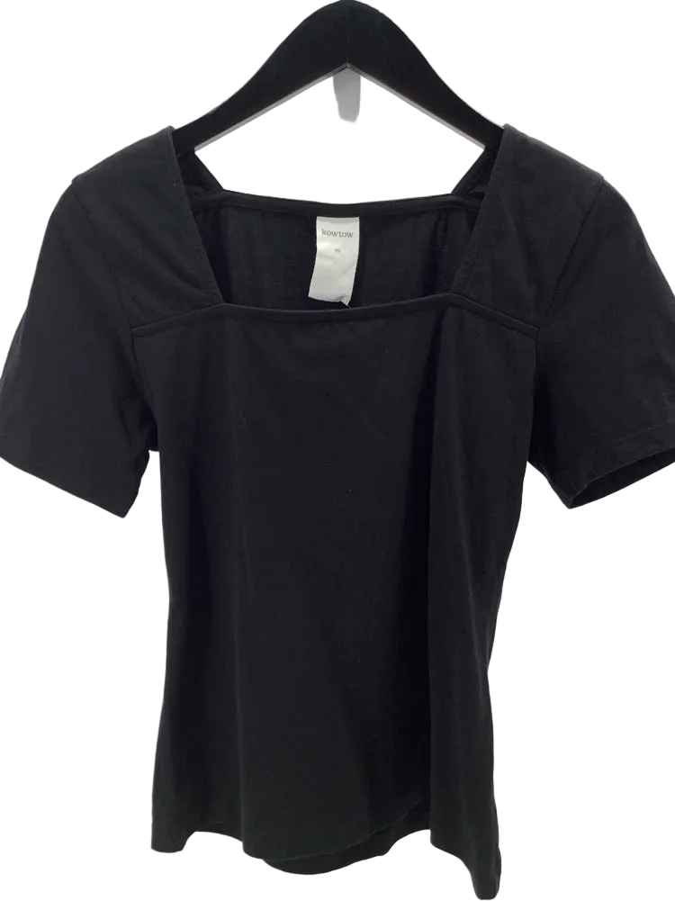 kowtow Size XS Black Shirt