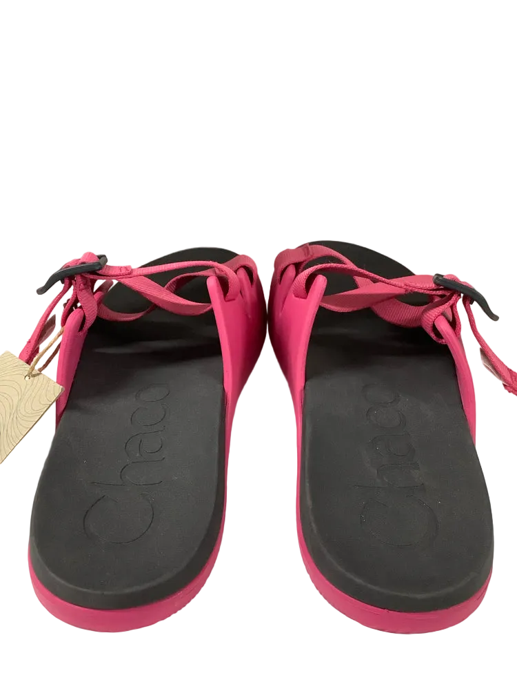 Chaco Shoe Size 12 Pink Chillos Slides
