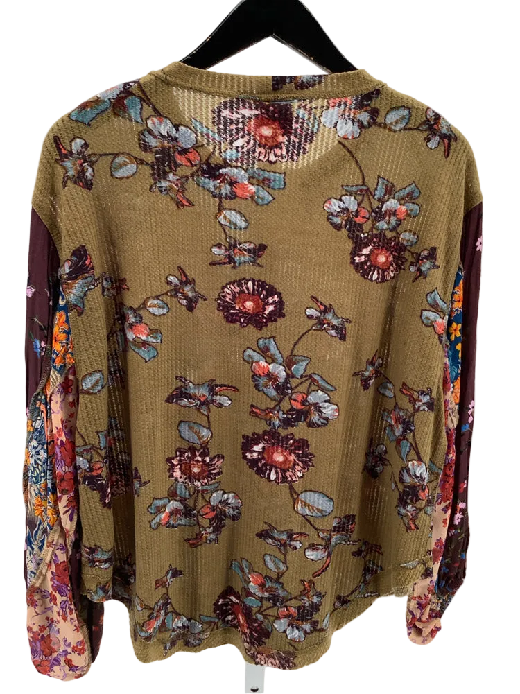 Ivy Jane Size s/m Brown Multi Shirt