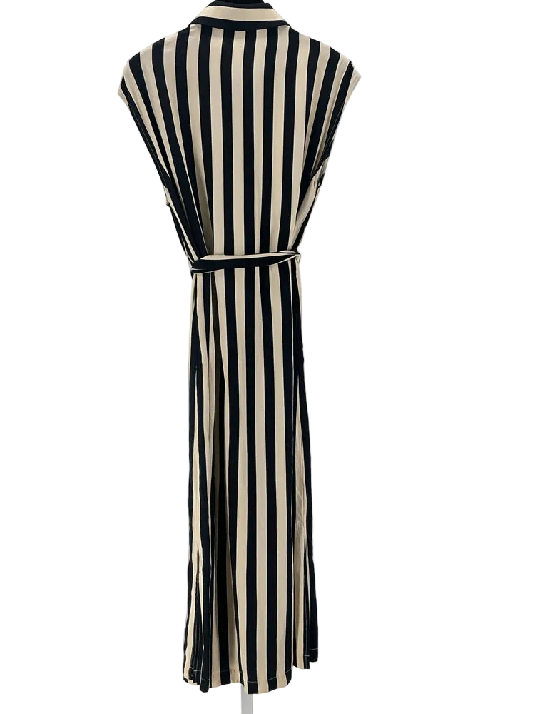 Suncoo Size XS Black & Beige Dress