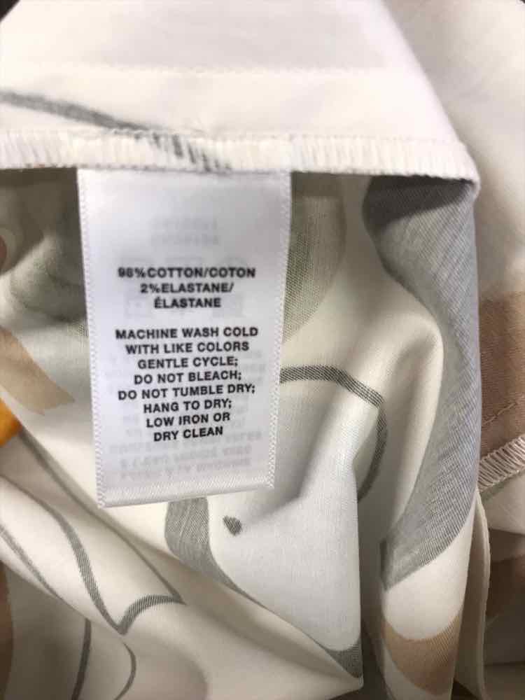 Lafayette 148 Size 4 White multi Dress