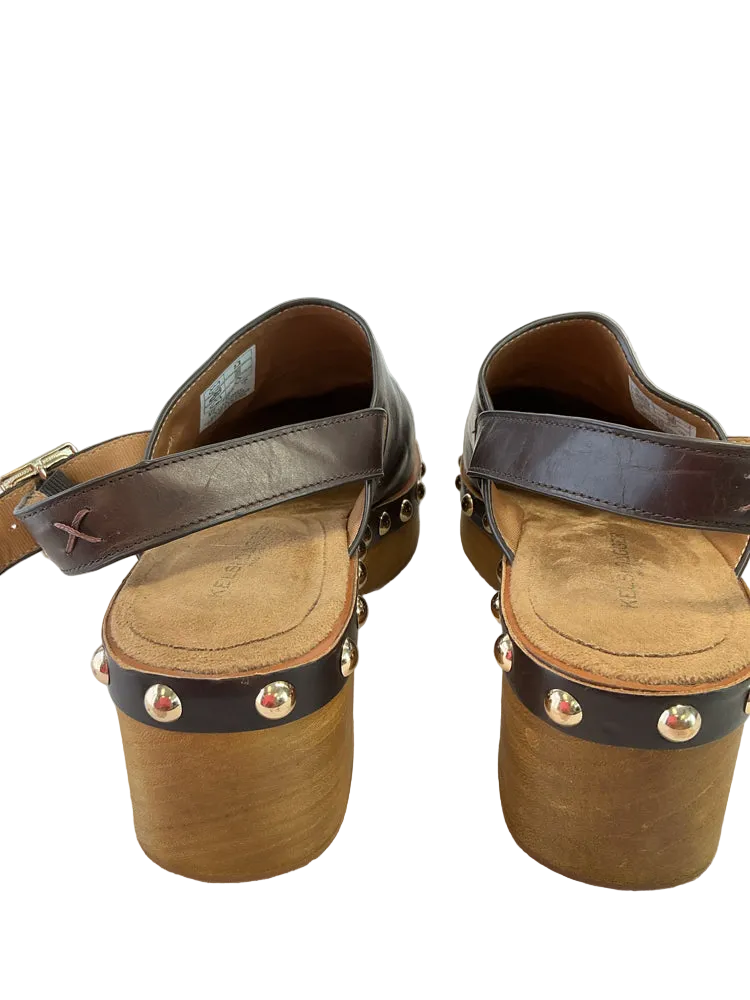 Kelsi Dagger Shoe Size 9.5 Brown Clogs