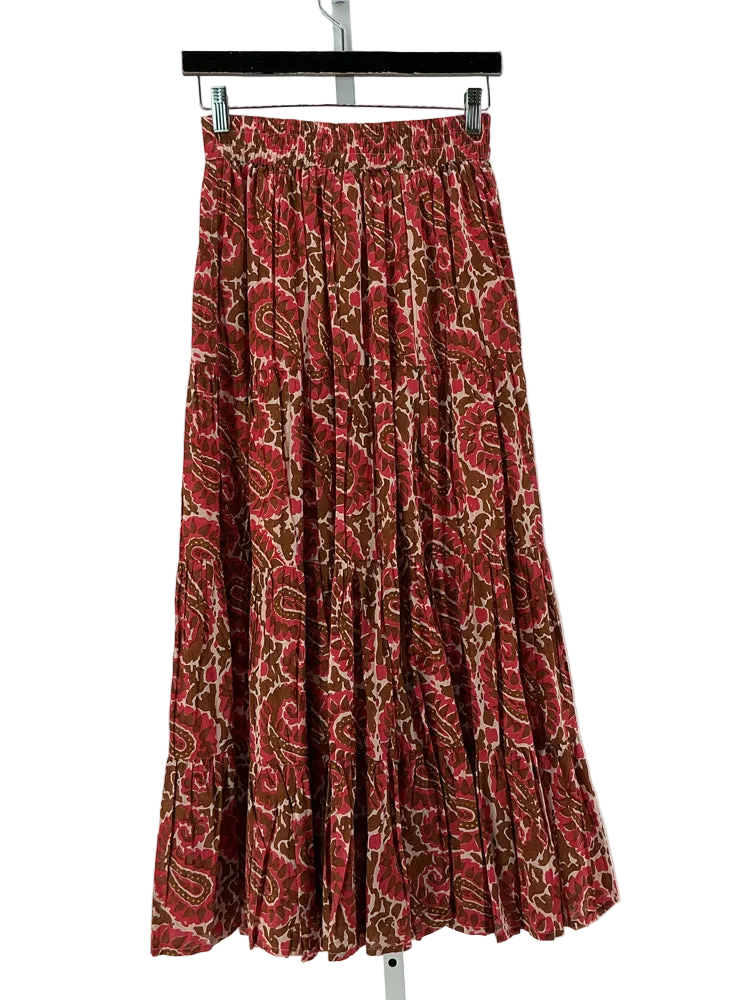 Cleobella Size XS Brown & Pink Skirt