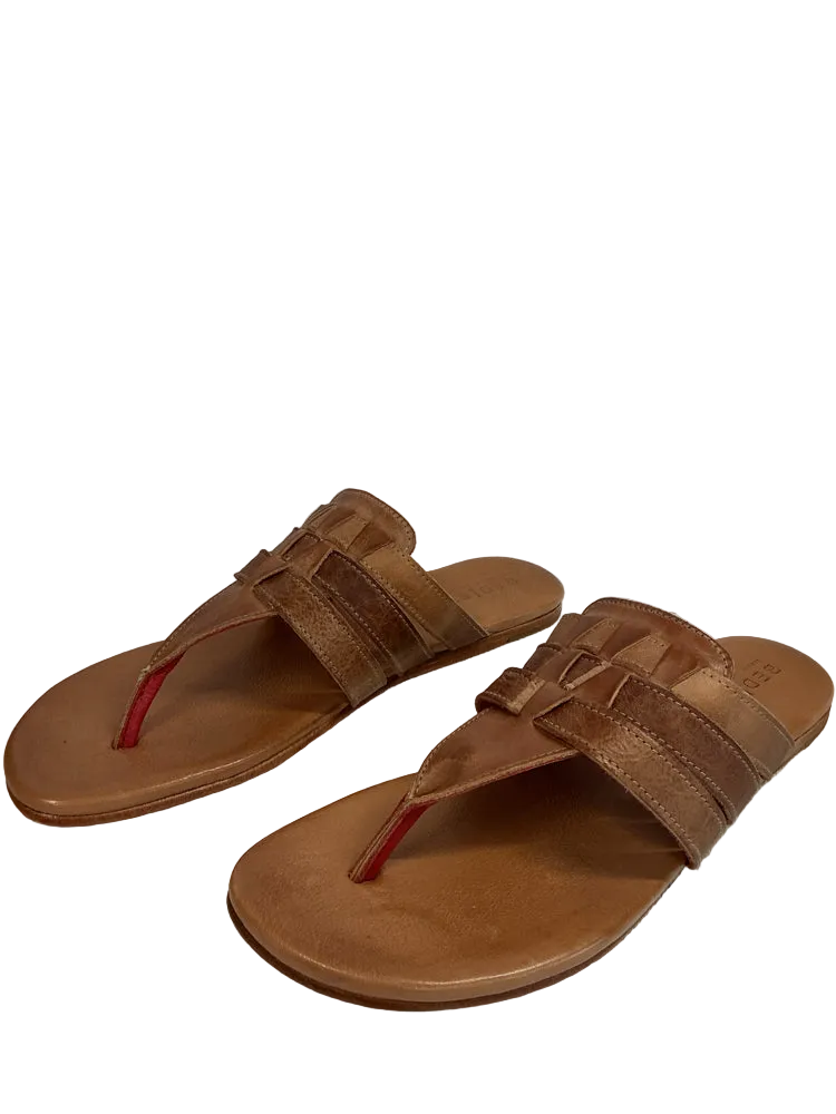 Bed Stu Shoe Size 9 Tan Yoli Sandals