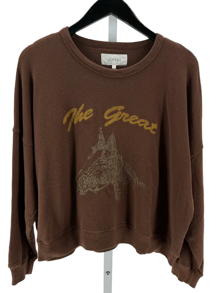 the GREAT Size S Brown Sweatshirt