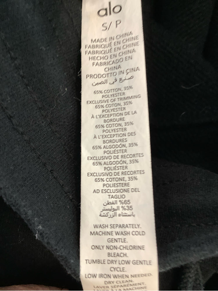 Alo Size S Black Pants