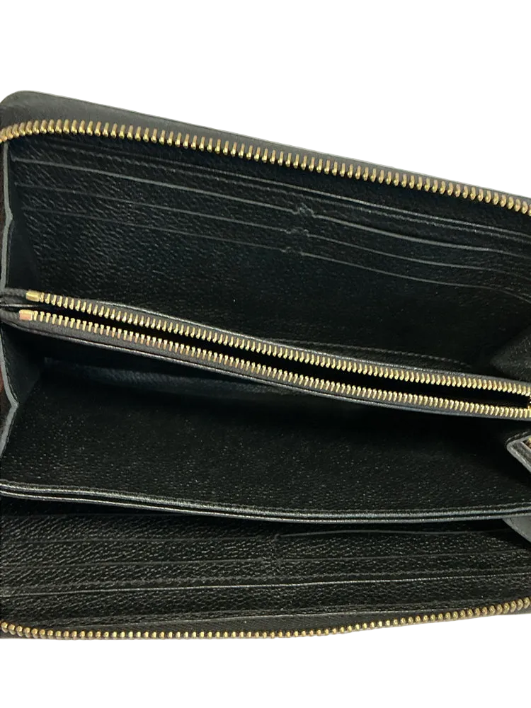 Louis Vuitton Black Zippy Wallet