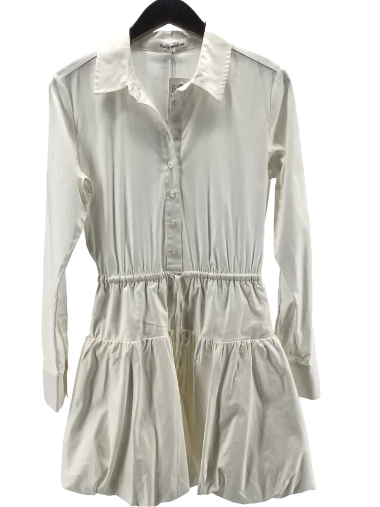 Reformation Size 2 White Moira Dress