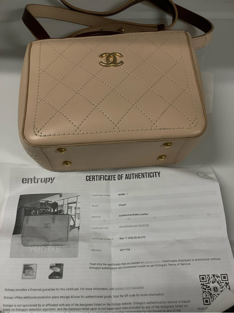 Chanel Tan & Burgundy Handbags