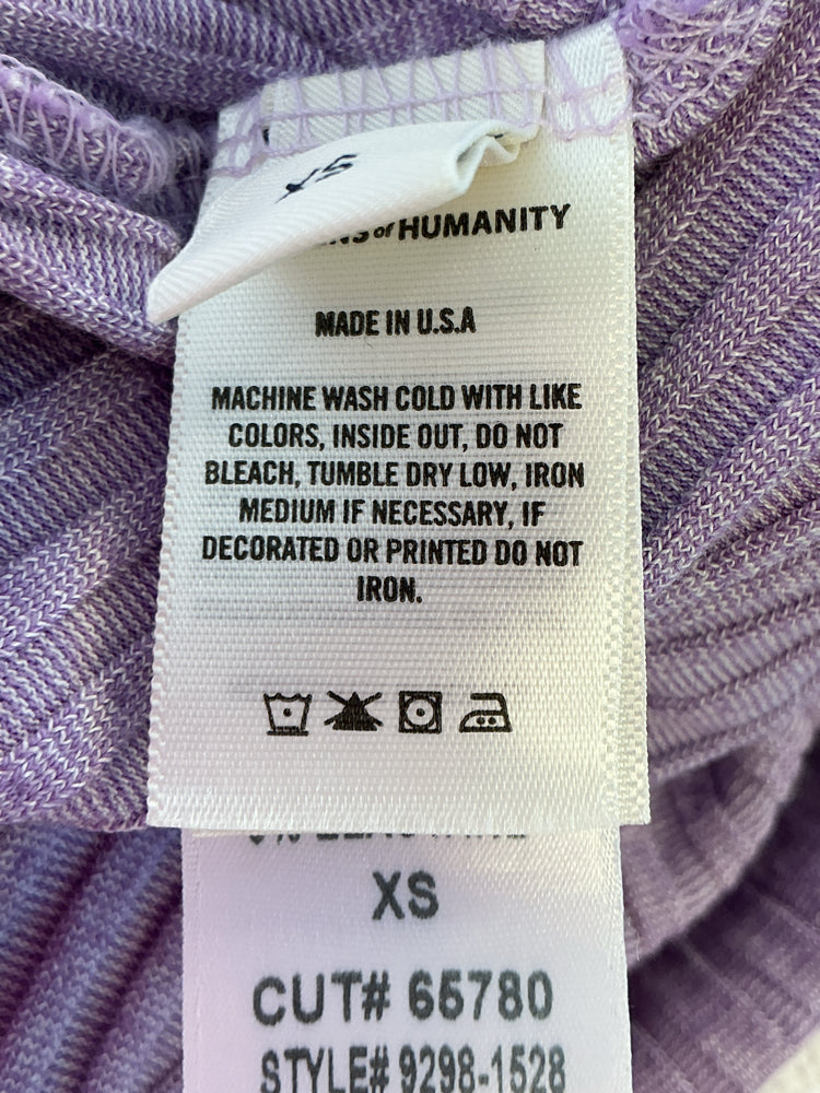 Citizens of Humanity Size XS Purple Tank Top