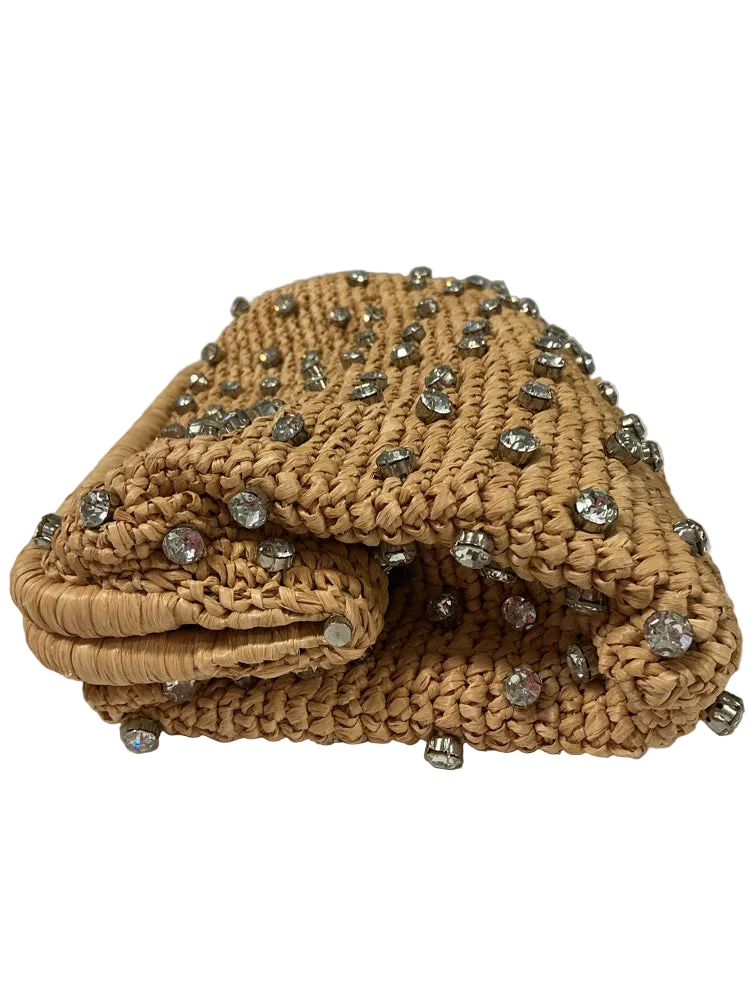 BTB Los Angeles Tan Briar Clutch