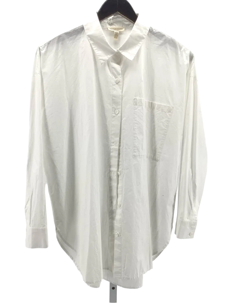 Eileen Fisher Size MP White Shirt