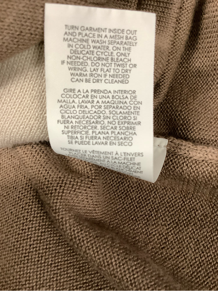 Cabi Size L Brown & Tan Genteel Cardigan