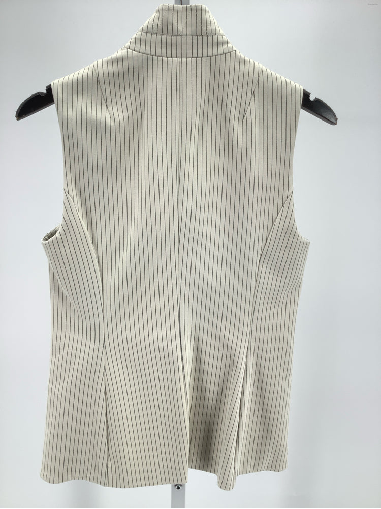 Rag & Bone Size S Cream & Black Slade Vest