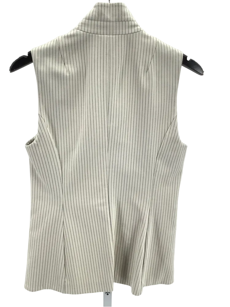 Rag & Bone Size S Cream & Black Slade Vest