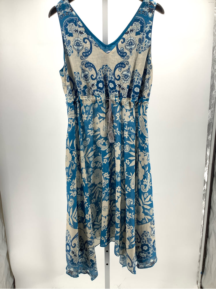 Johnny Was Size S Blue Multi Dress