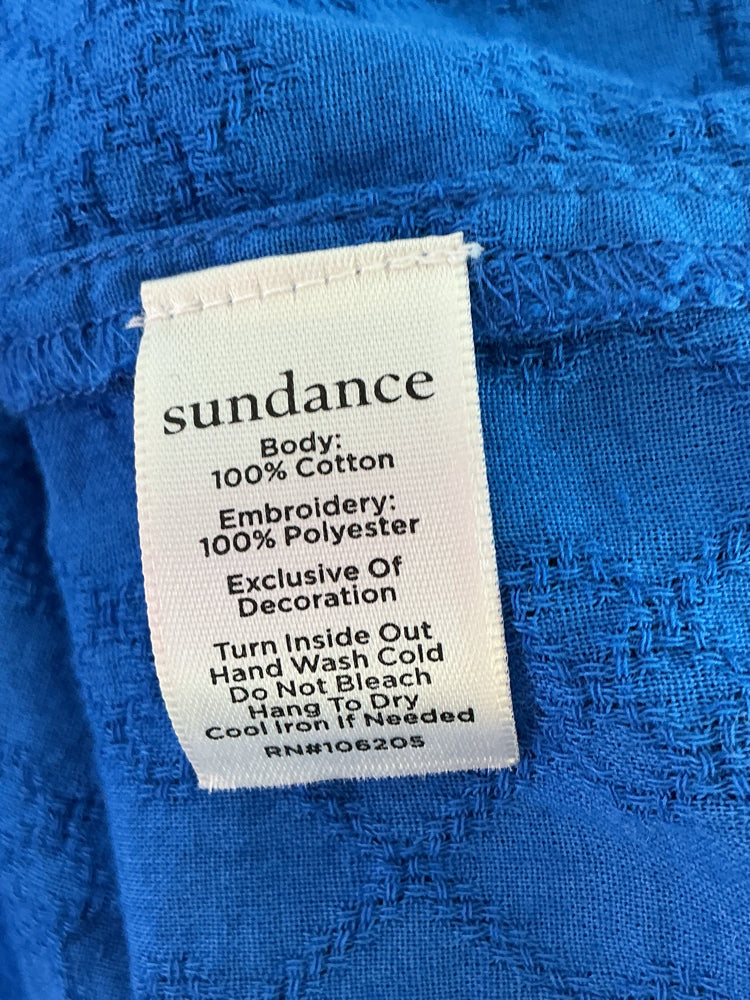 Sundance Size S Blue & White Dress