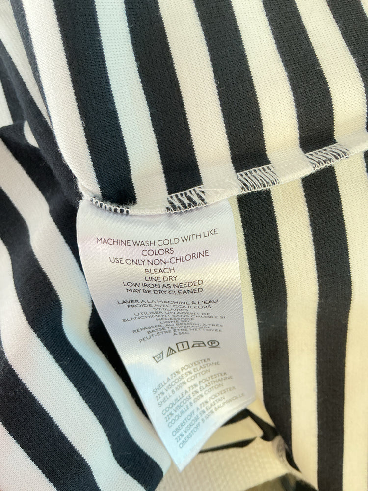 Maeve Size S White & black Mixed Media Dress